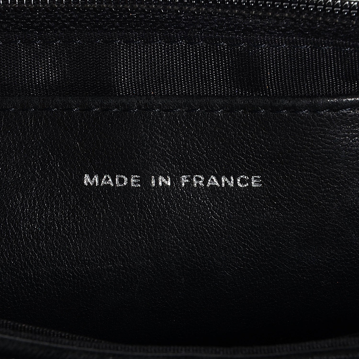 Chanel Lambskin Half Moon Wallet On Chain WOC Black 6 of 8