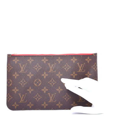 Louis Vuitton Monogram Neverfull MM GM Pochette Cherry 2 of 9