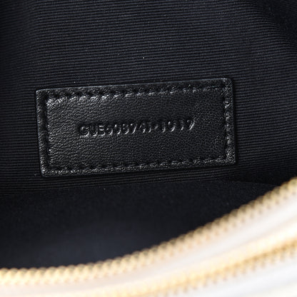Saint Laurent Grained Lambskin Quilted Mini Becky Double Zip Bag Vintage White 8 of 11