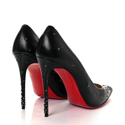 Christian Louboutin Calfskin Burma Strass Degrade So Kate Pumps 40.5 Black 7 of 16