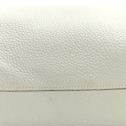 Hermes Taurillon Clemence Double Sens 36 Reversible Tote Gris Perle Orange 15 of 15