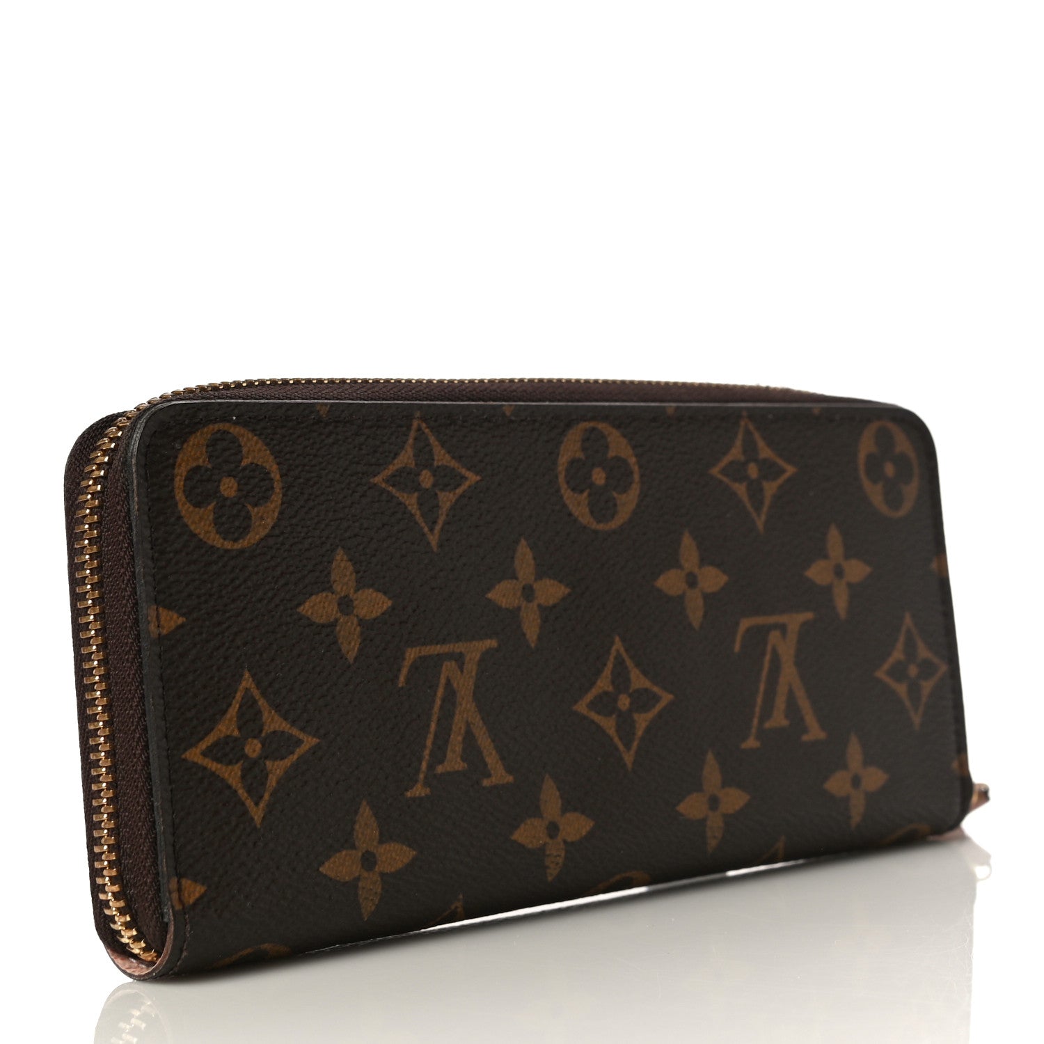 Louis Vuitton Monogram Clemence Wallet Rose Ballerine 3 of 14