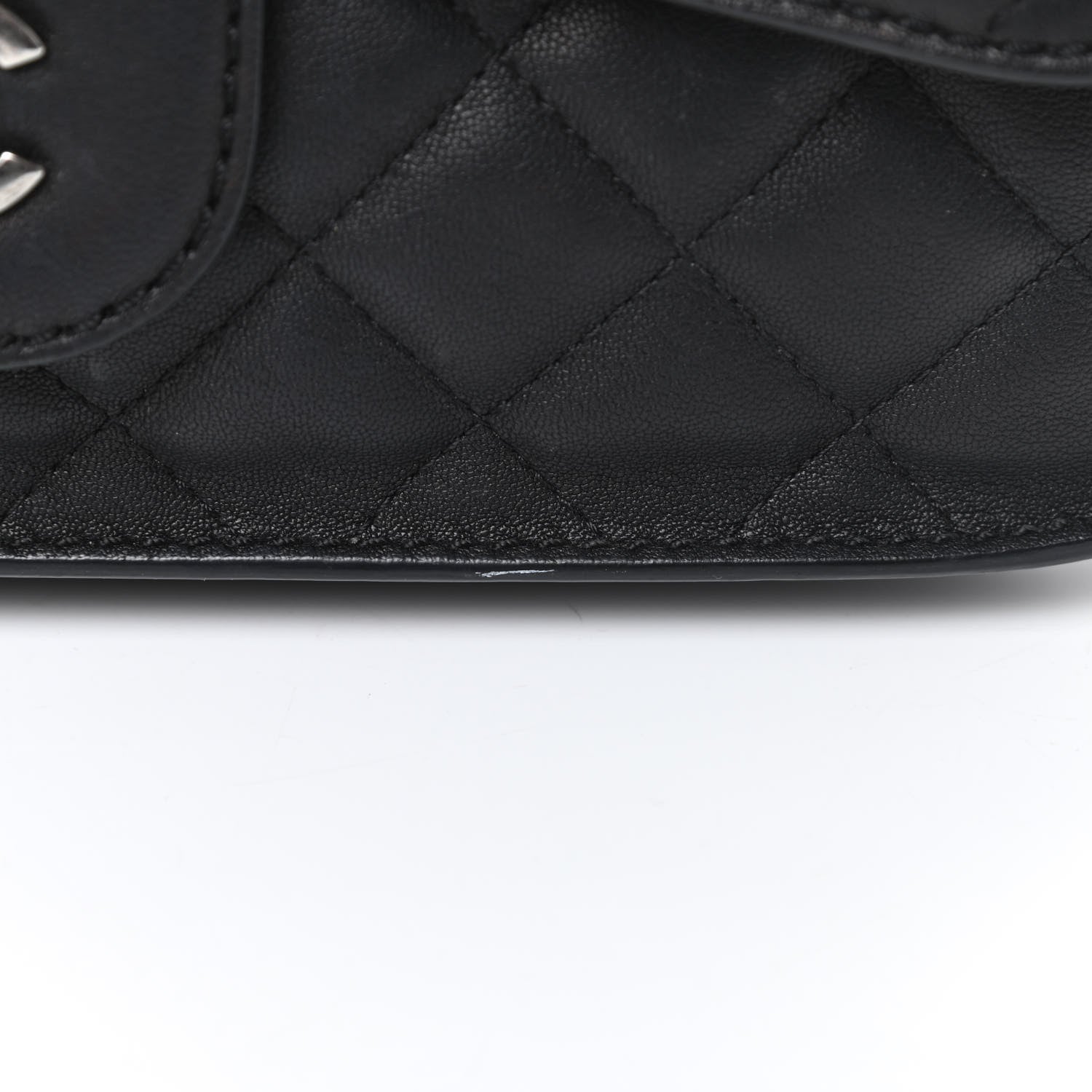 Chanel Lambskin Quilted Large Natural CC Flap Black 16 of 16
