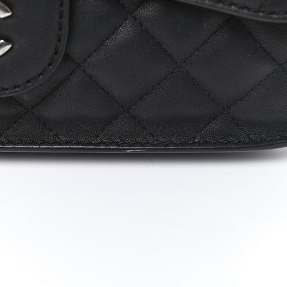 Chanel Lambskin Quilted Large Natural CC Flap Black 16 of 16