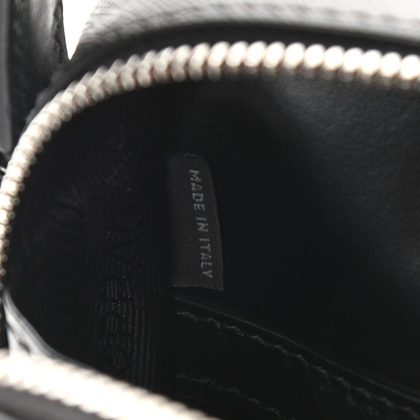 Saffiano Travel Brique Crossbody Messenger Bag Black