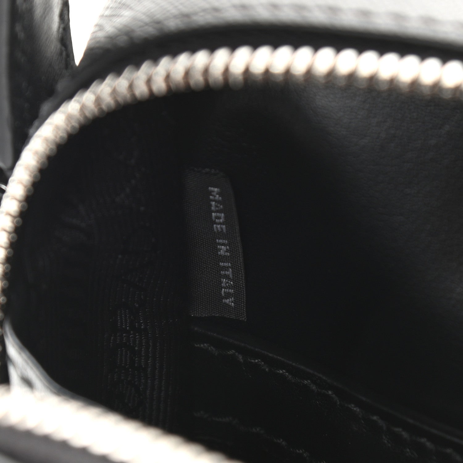 Prada Saffiano Travel Brique Crossbody Messenger Bag Black 10 of 14