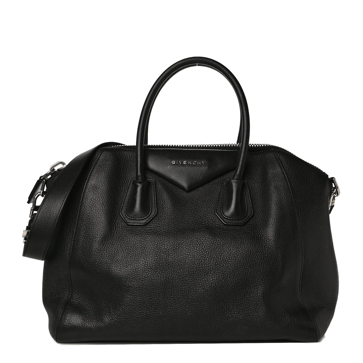 Sugar Goatskin Medium Antigona Black