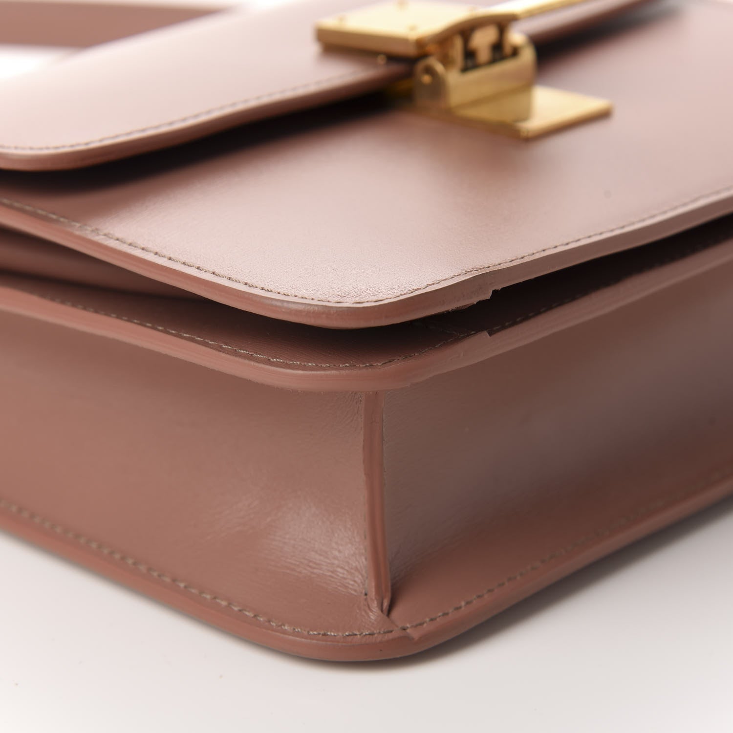 Celine Box Calfskin Teen Classic Box Flap Bag Antique Rose 6 of 10