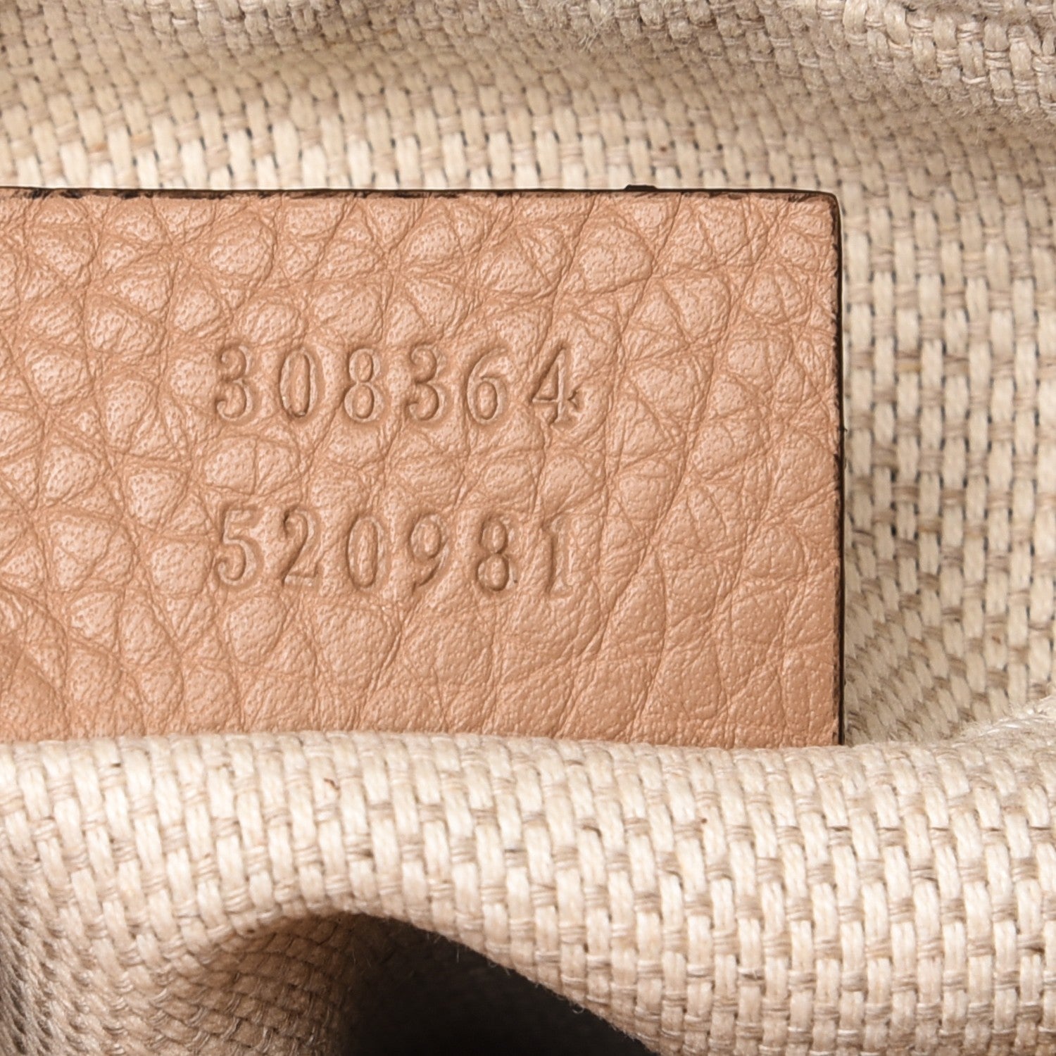 Gucci Pebbled Calfskin Small Soho Disco Bag Rose Beige 7 of 7