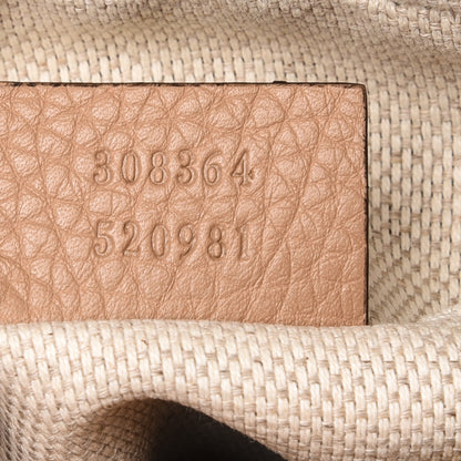 Gucci Pebbled Calfskin Small Soho Disco Bag Rose Beige 7 of 7