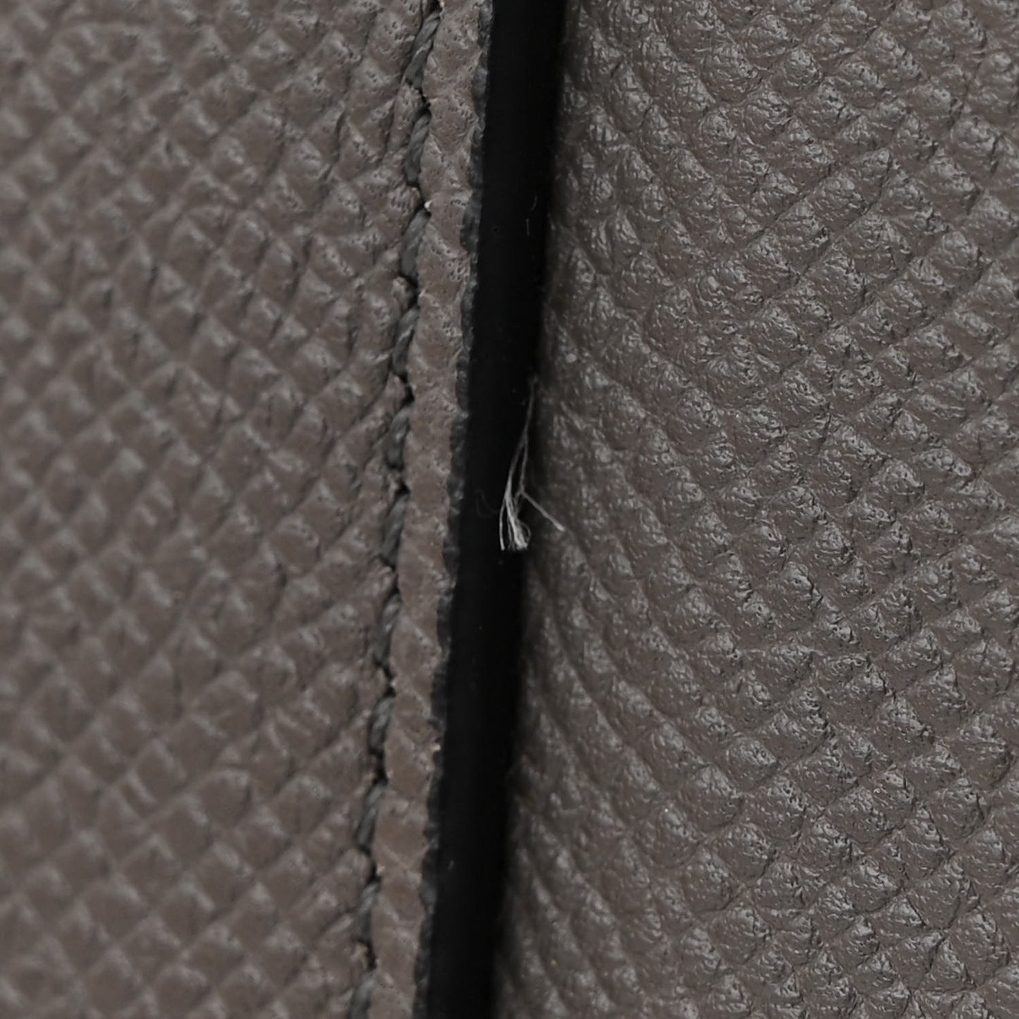 Baby Grained Calfskin Micro Belt Bag Grey