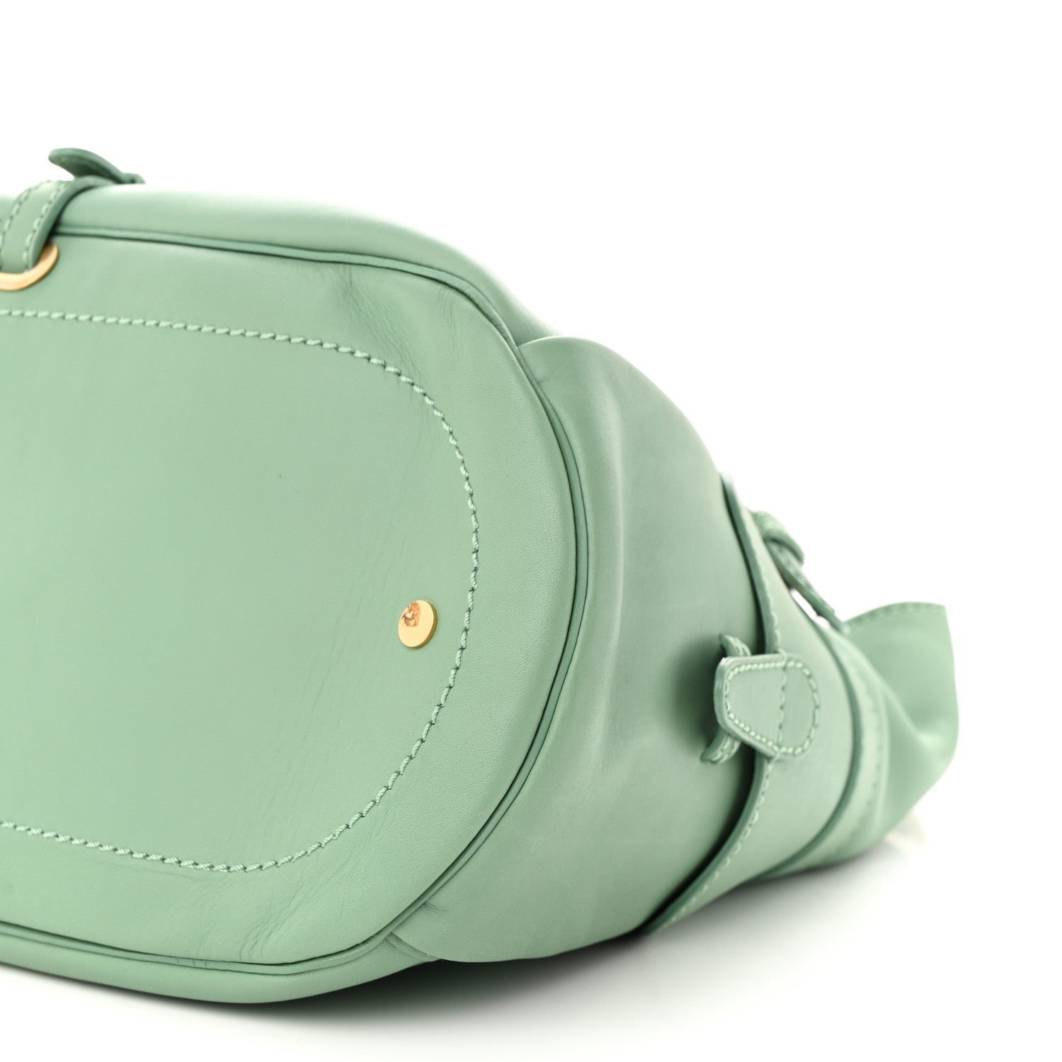 Jimmy Choo Calfskin Large Tulita Green 9 of 14