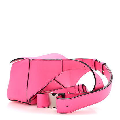 Loewe Calfskin Mini Puzzle Bumbag Neon Pink 3 of 10