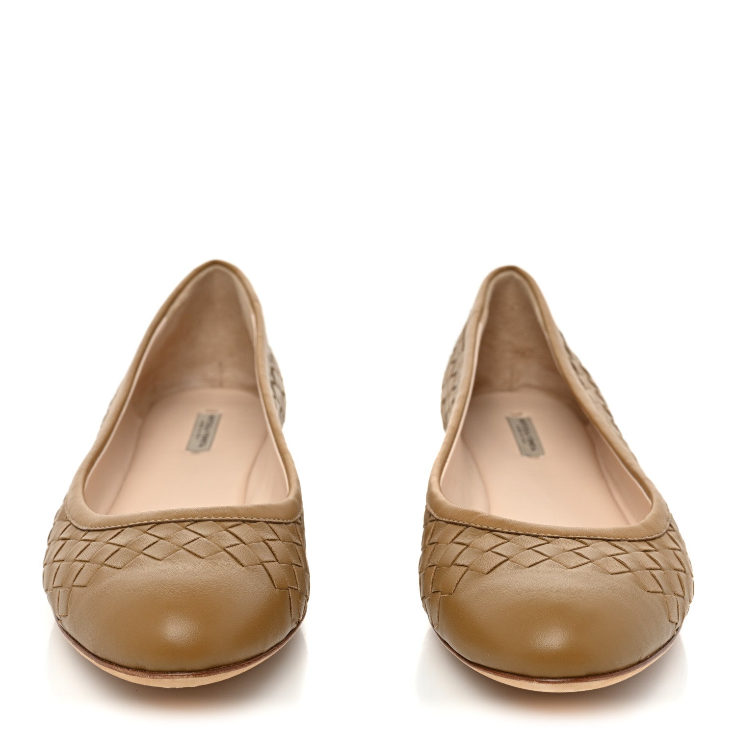 Bottega Veneta Nappa Intrecciato Flats 40.5 Mustard 2 of 9