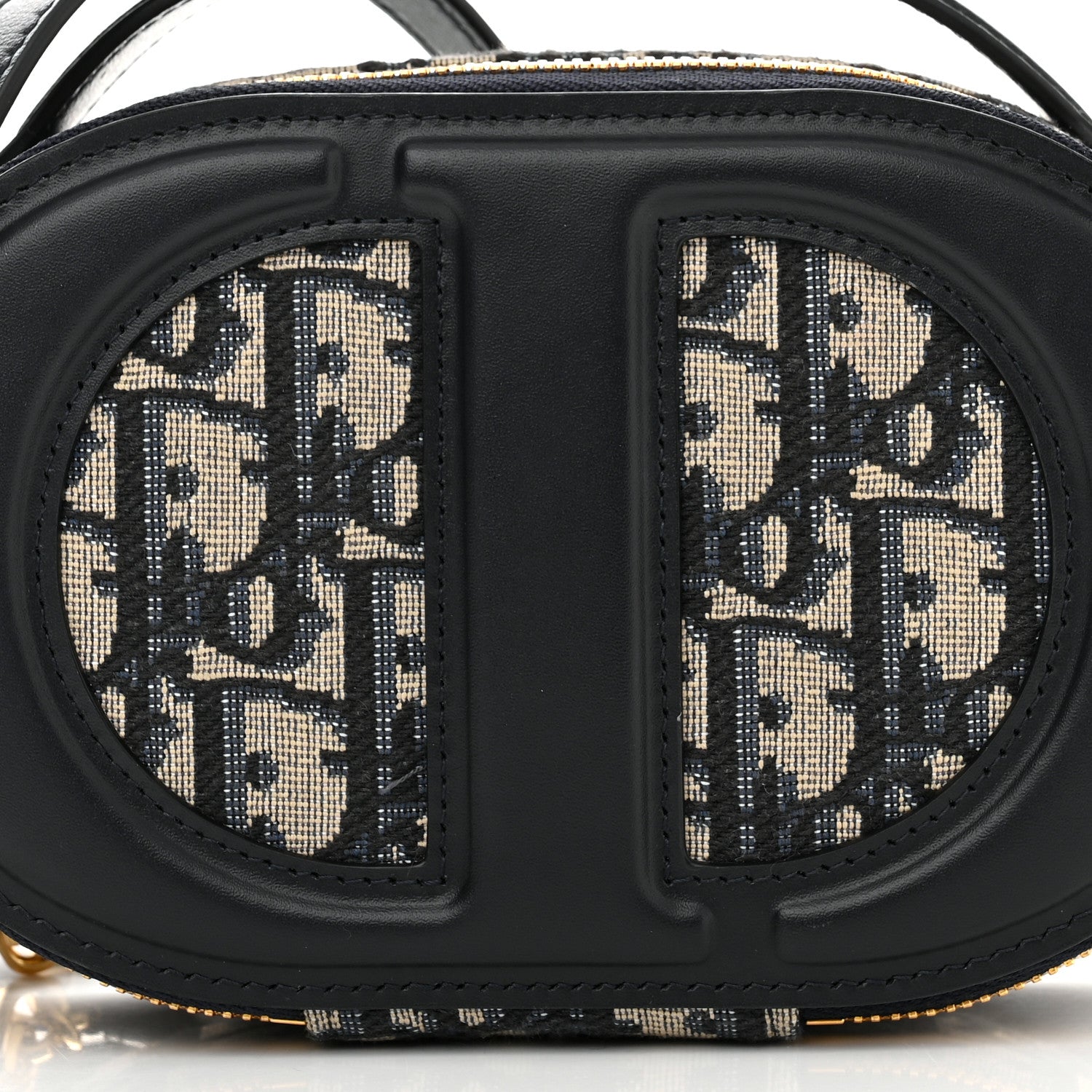 Christian Dior Oblique CD Signature Oval Crossbody Camera Bag Blue Multicolor 9 of 12