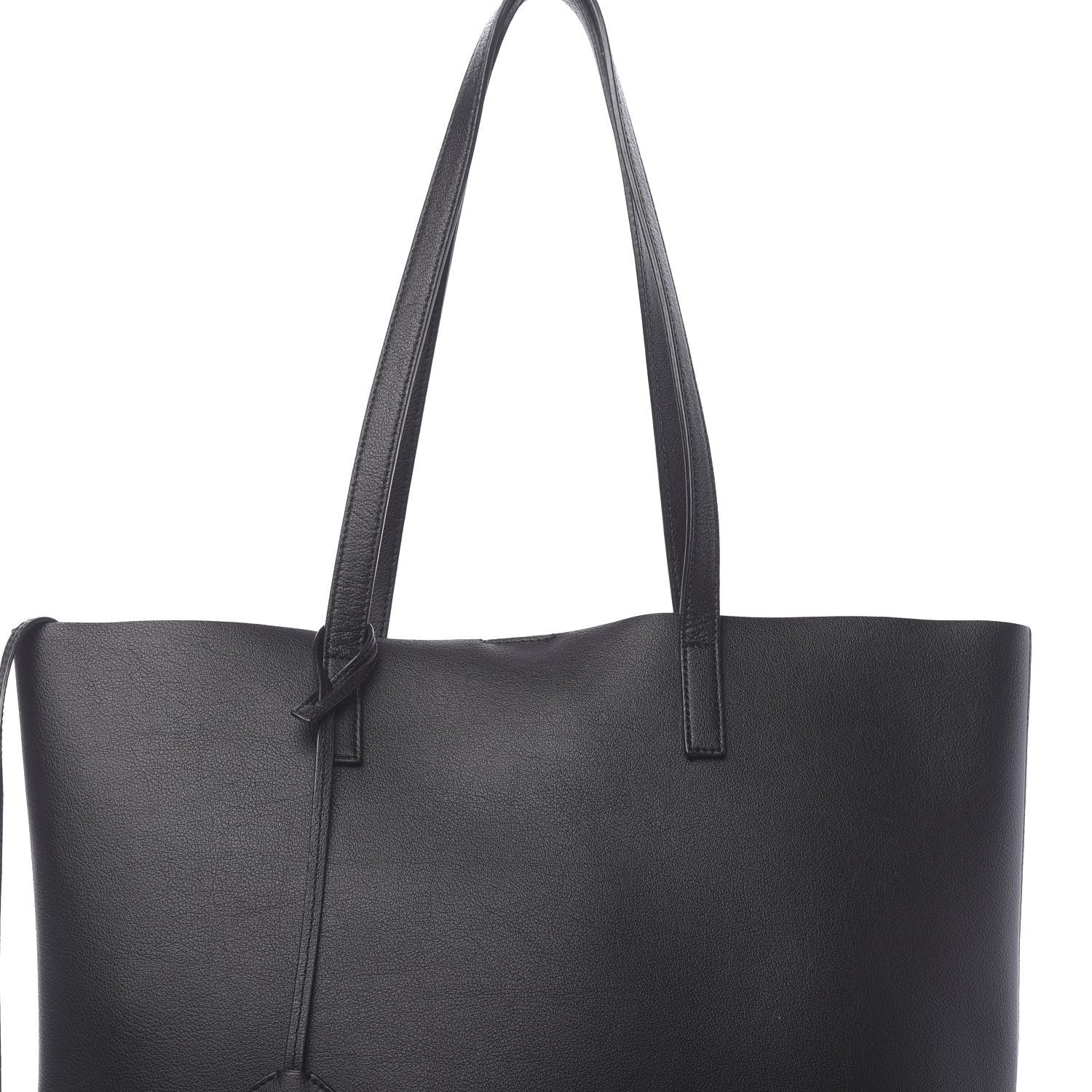 Saint Laurent Calfskin Medium Shopping Tote Black 11 of 13