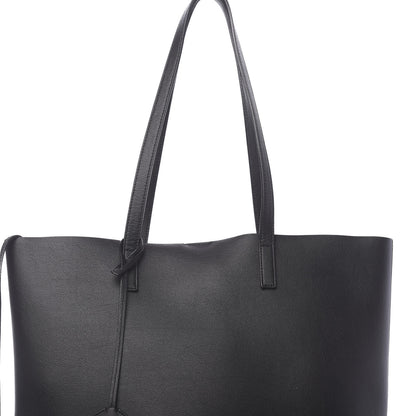Saint Laurent Calfskin Medium Shopping Tote Black 11 of 13
