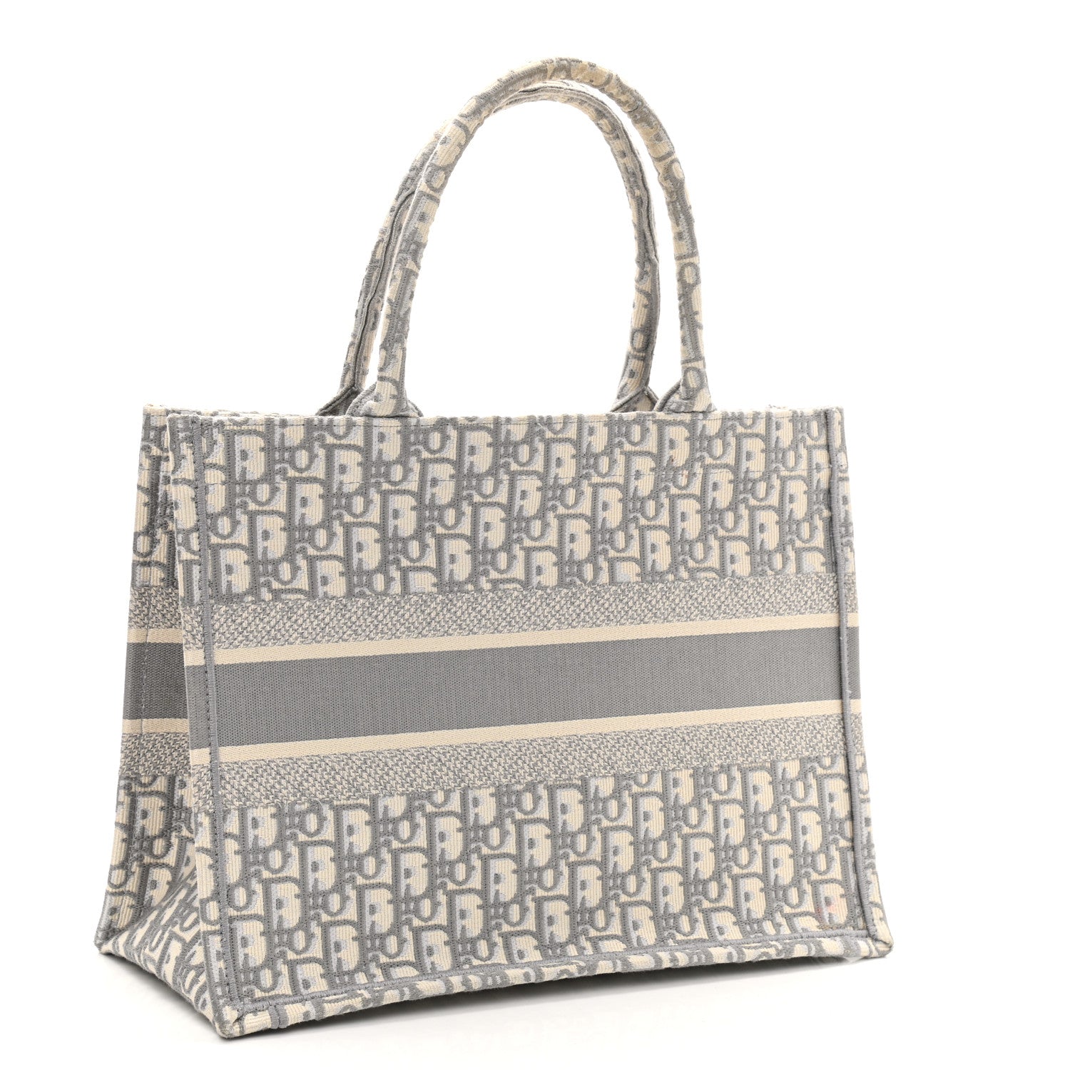 Christian Dior Oblique Medium Book Tote Grey 3 of 12
