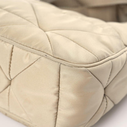 Prada Re-Nylon Triangle Quilted Padded Patchwork System Shoulder Bag Deserto 9 of 12