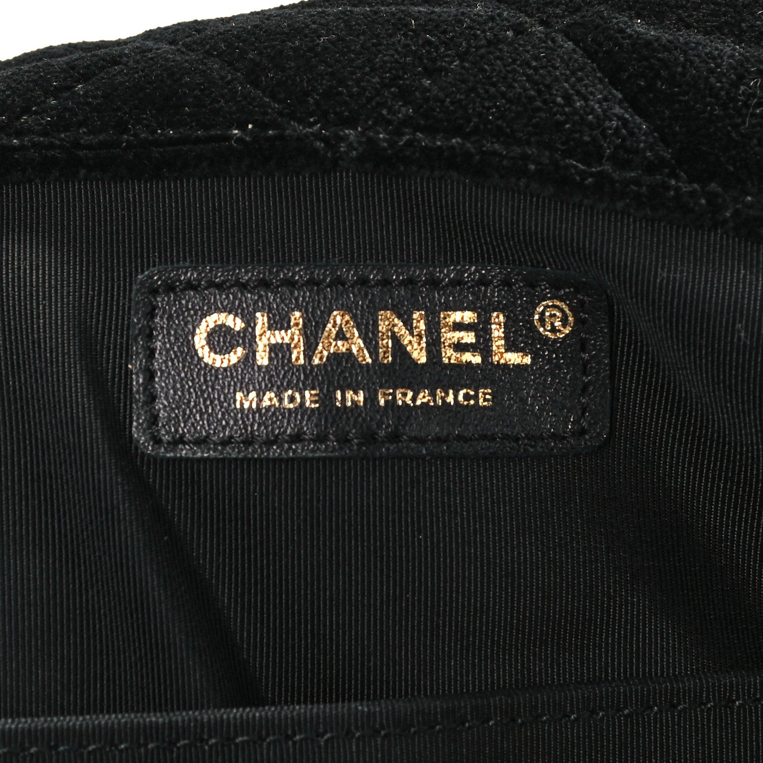 Chanel Suede Quilted XXL Travel Flap Bag Black 6 of 10