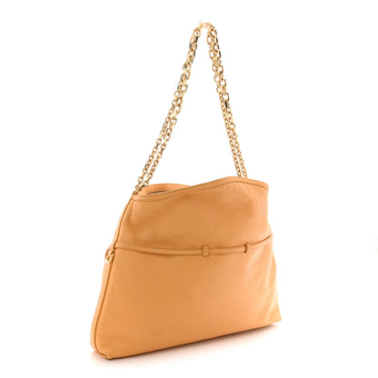 Givenchy Tumbled Calfskin Medium Voyou Bag Mustard 3 of 12