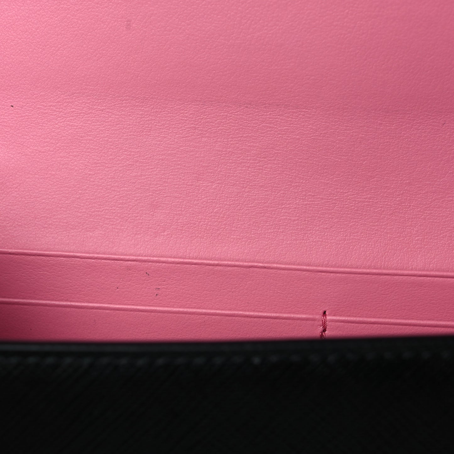 Saffiano Pradamalia Mini Chain Bag Black Begonia