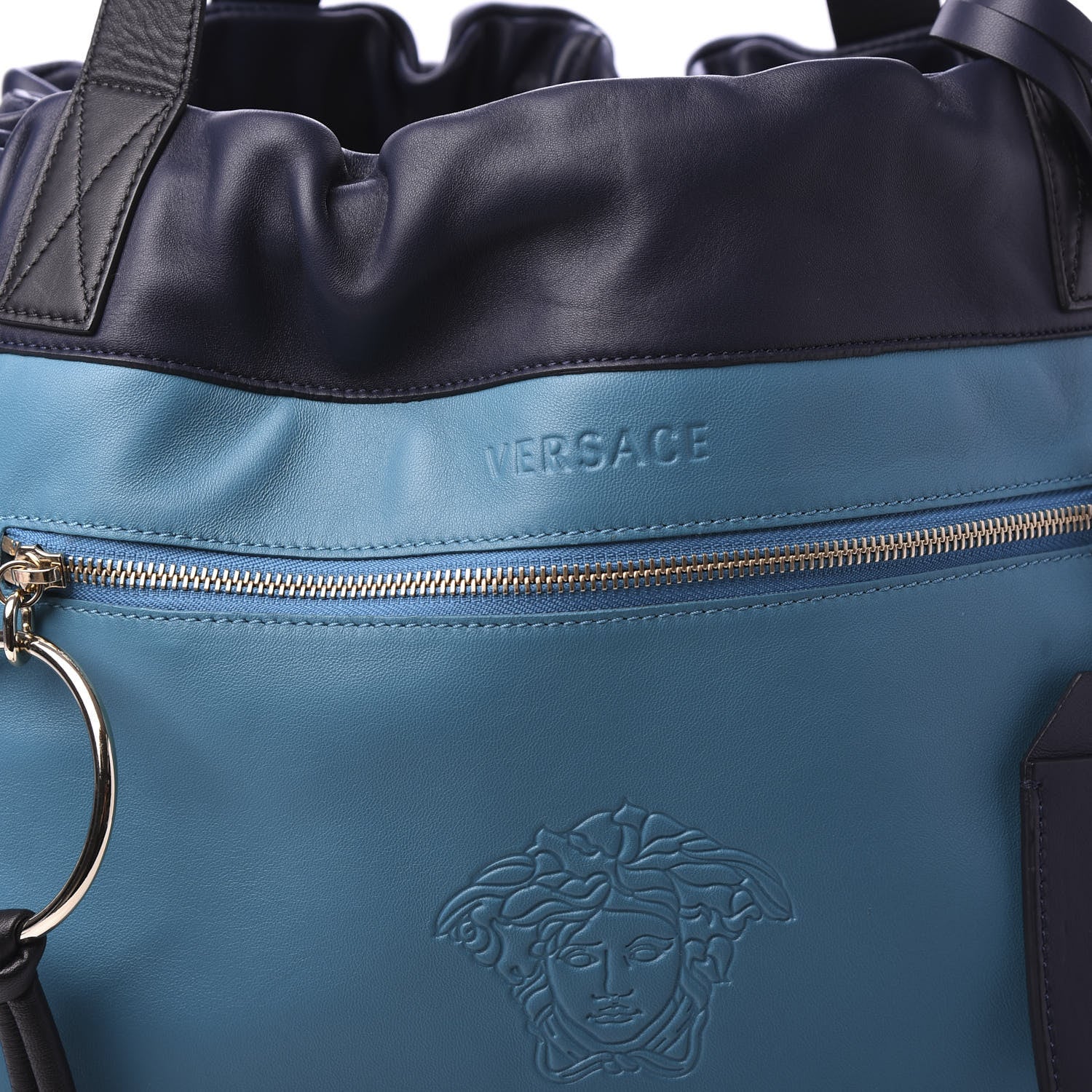 Versace Calfskin Day Dreamer Drawstring Bag Multicolor 9 of 9