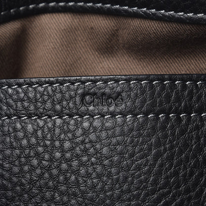 Chloe Grained Calfskin Medium Marcie Saddle Bag Black 6 of 8