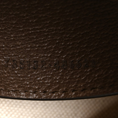 Gucci GG Supreme Monogram Textured Dollar Calfskin Web Small Ophidia GG Handbag Beige Ebony New Acero 7 of 11