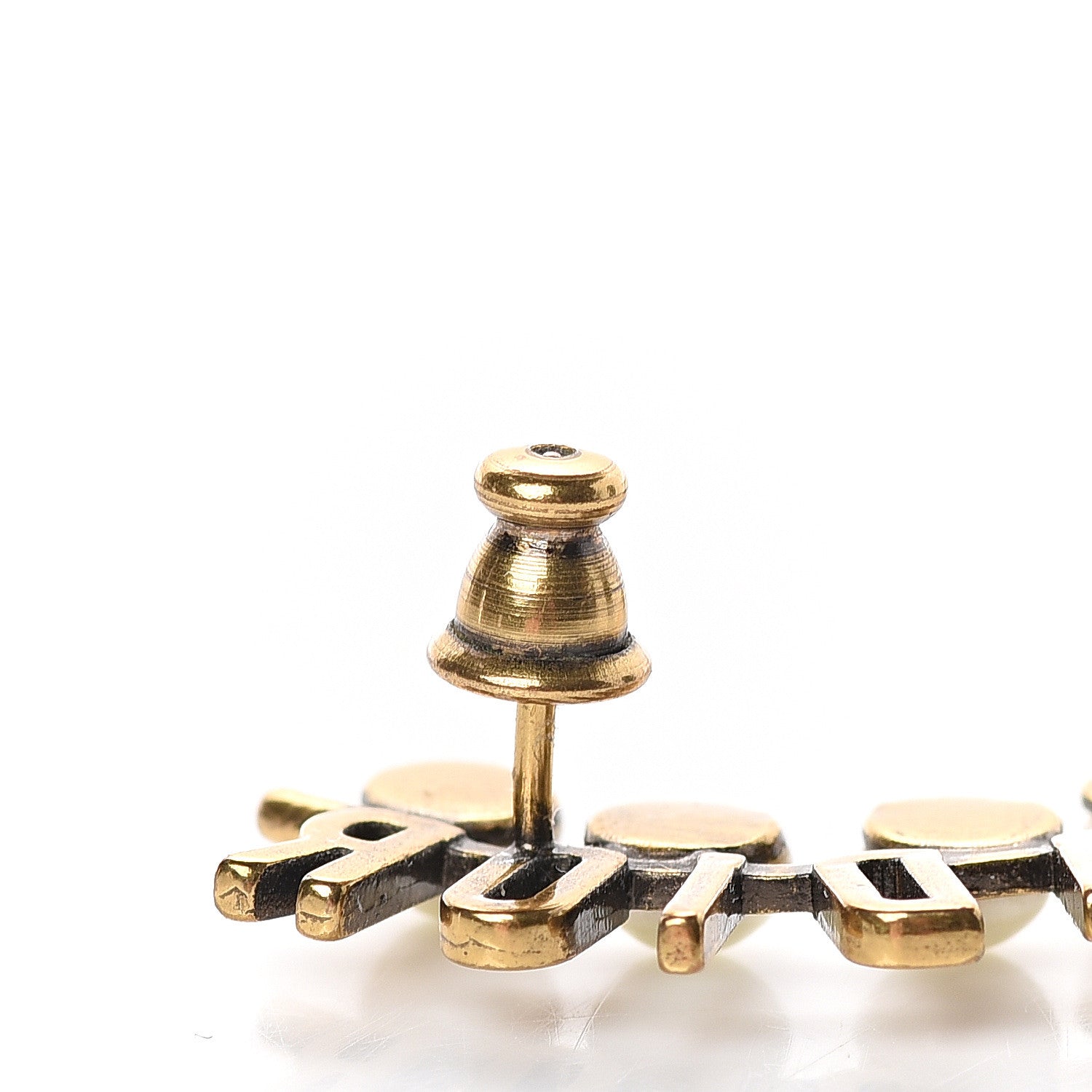 Christian Dior Pearl Crystal J'Adior Earring Gold 3 of 4
