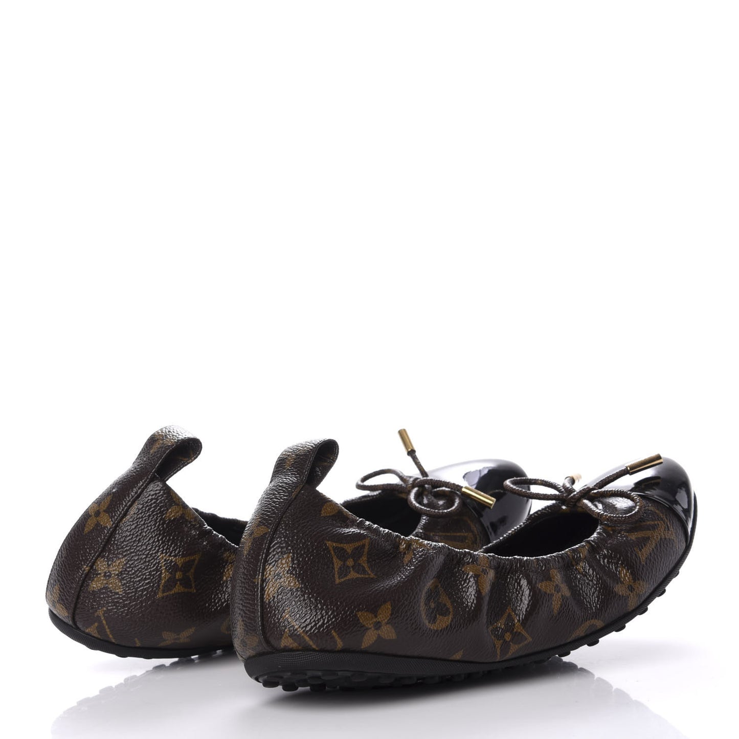 Monogram Flirty Ballerina Flats 36.5 Black