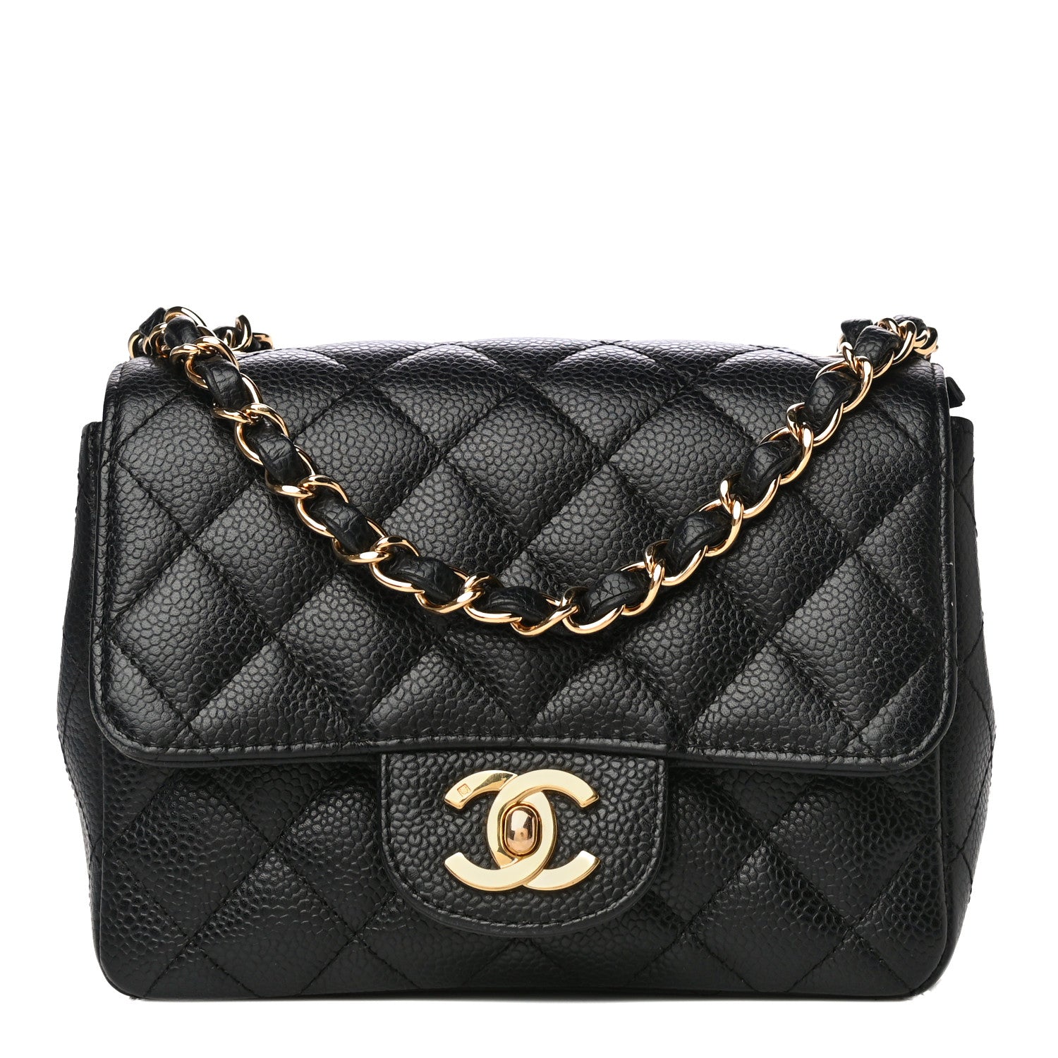 Chanel Caviar Quilted Mini Square Flap Black 1 of 15