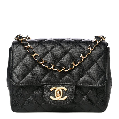 Chanel Caviar Quilted Mini Square Flap Black 1 of 15