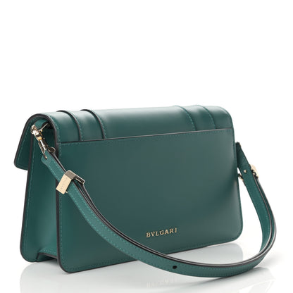 Bulgari Calfskin Serpenti Forever Shoulder Bag Emerald Green 2 of 10