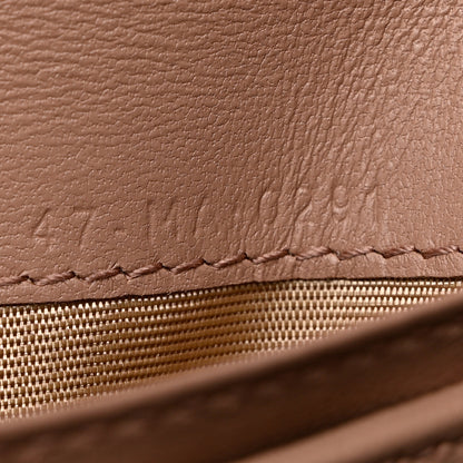 Christian Dior Grained Calfskin Supple Cannage Caro Scarlet Zipped Wallet Rose Des Vents 9 of 9