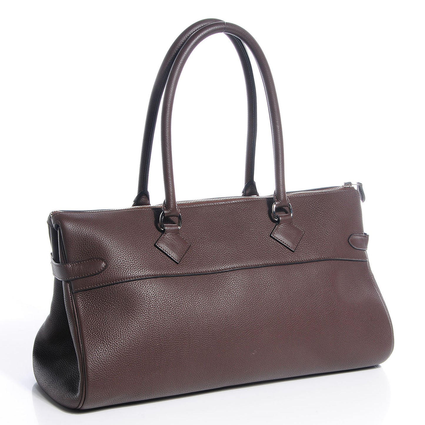 Taurillon Clemence Shoulder Atlas Chocolate