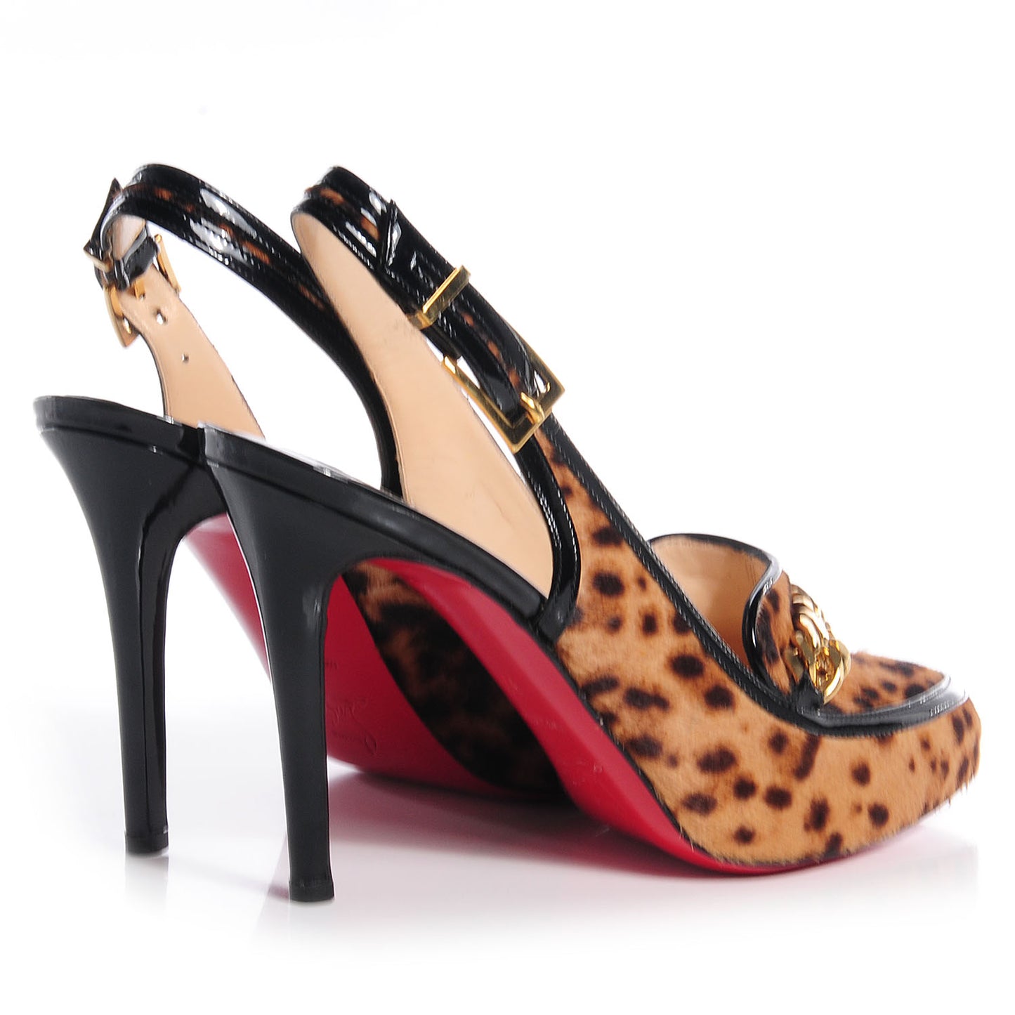 Leopard Print Calf Hair Miss Amelia 100 Pumps Heels Shoes 37