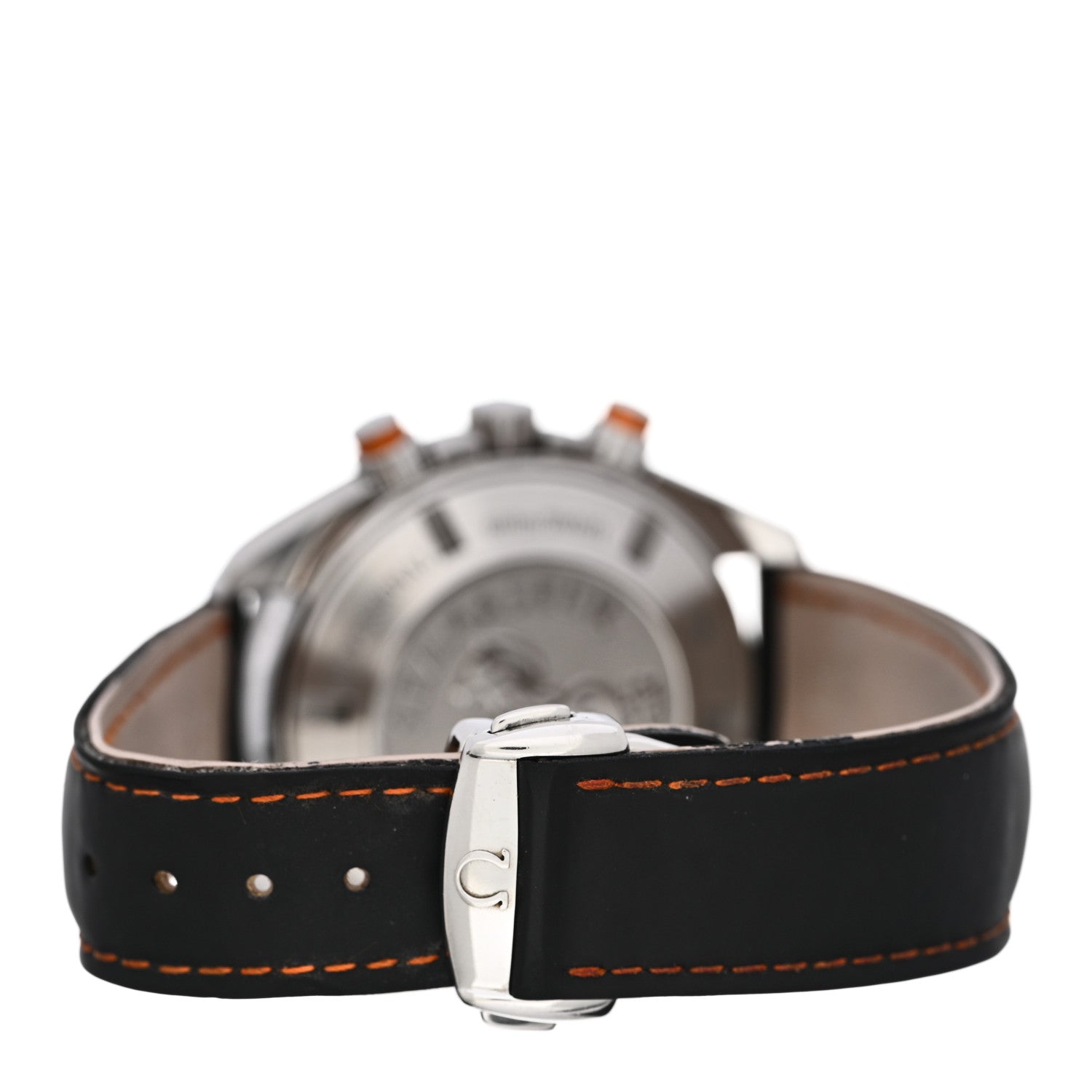 Omega Stainless Steel Calfskin 45mm Seamaster Planet Ocean Chronograph Automatic Watch Black 2918.50.00 3 of 6