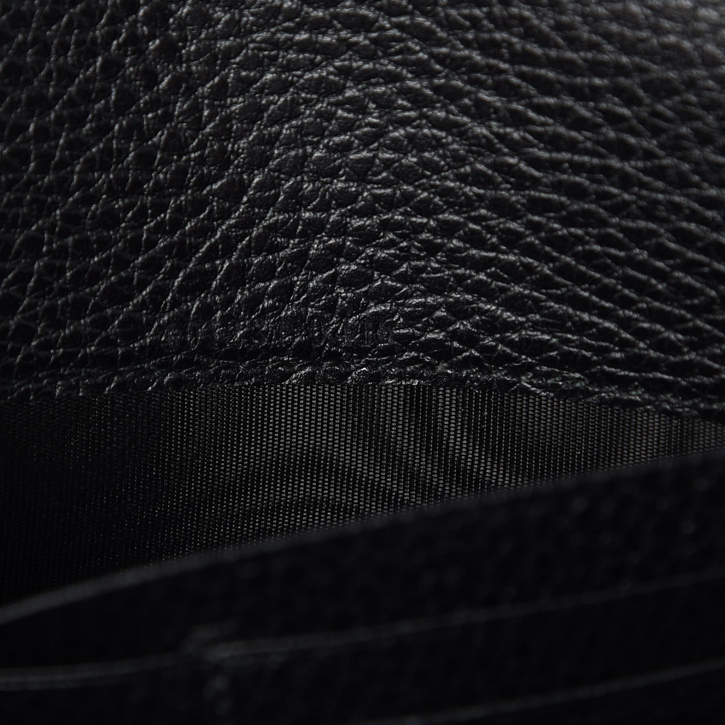 Calfskin Mini Dionysus Chain Wallet Black
