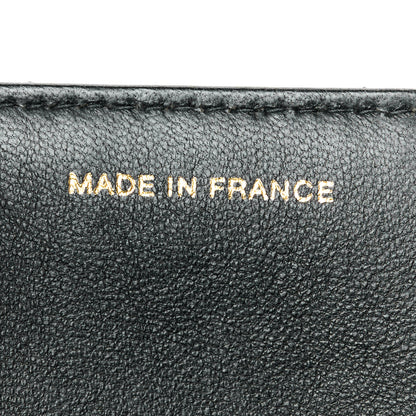 Chanel Calfskin Diamond Stitched Flap Shoulder Bag Black 7 of 11
