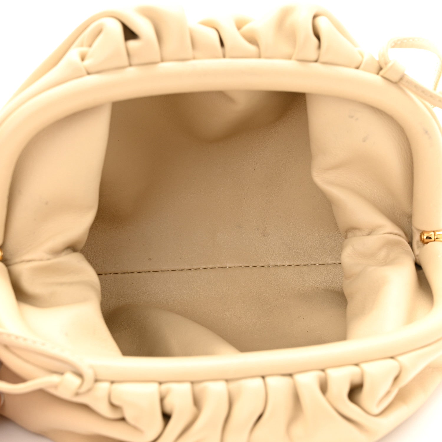 Bottega Veneta Butter Calfskin The Mini Pouch Almond 5 of 12