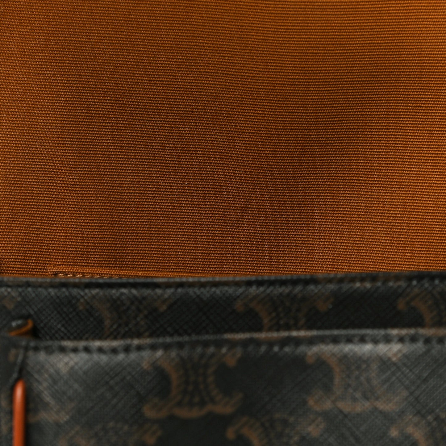 Triomphe Canvas Medium Folco Bag Tan