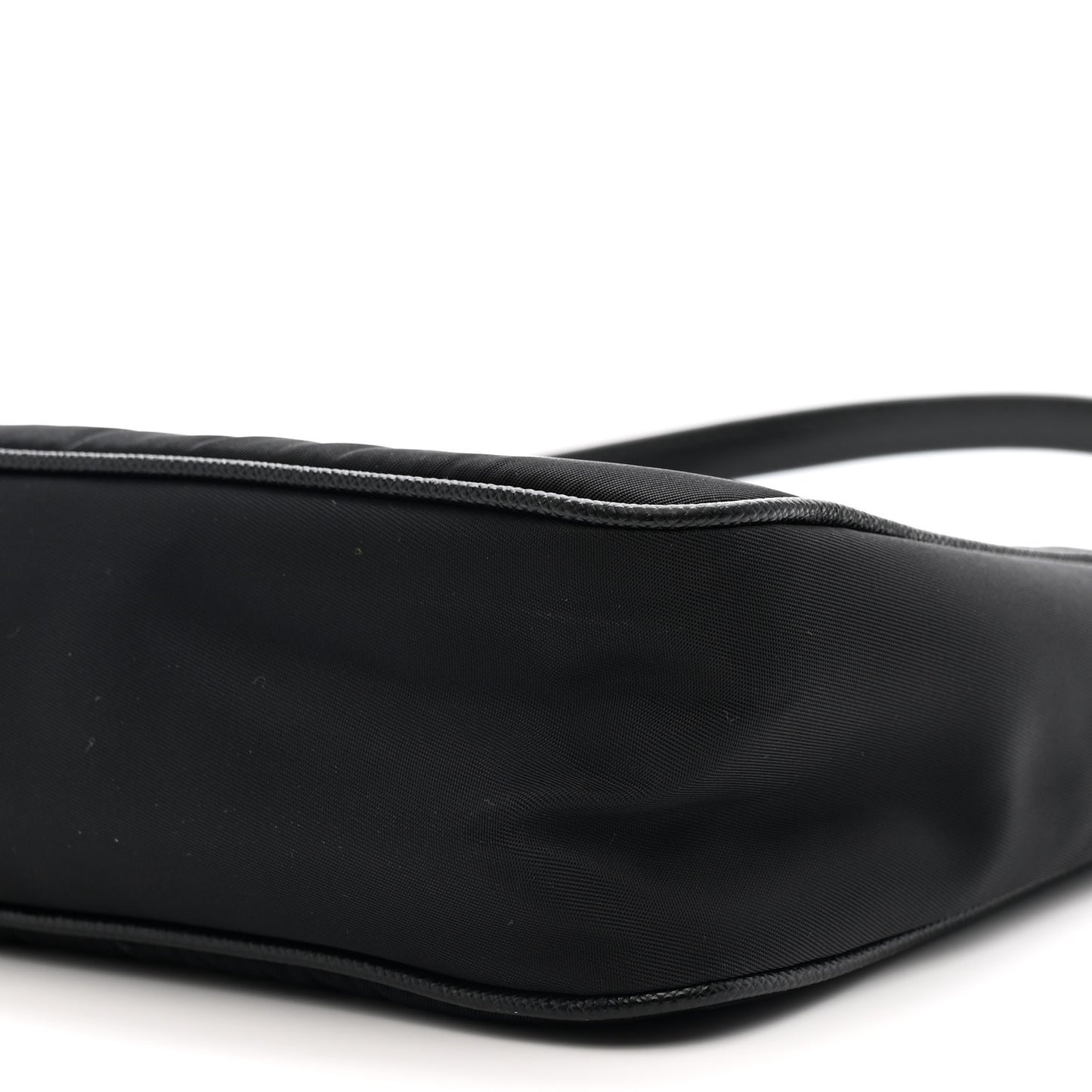 Tessuto Nylon Saffiano Mini Re-Edition 2005 Bag Black
