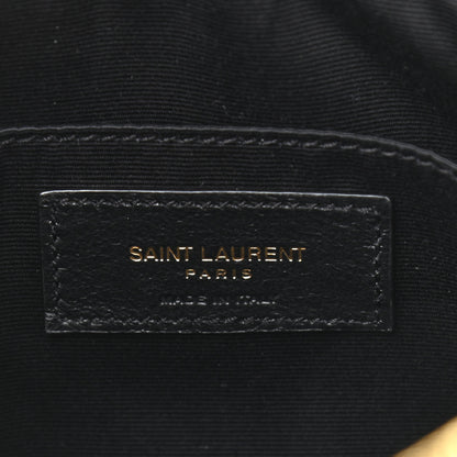 Saint Laurent Calfskin Matelasse Monogram Lou Camera Bag Black 6 of 11