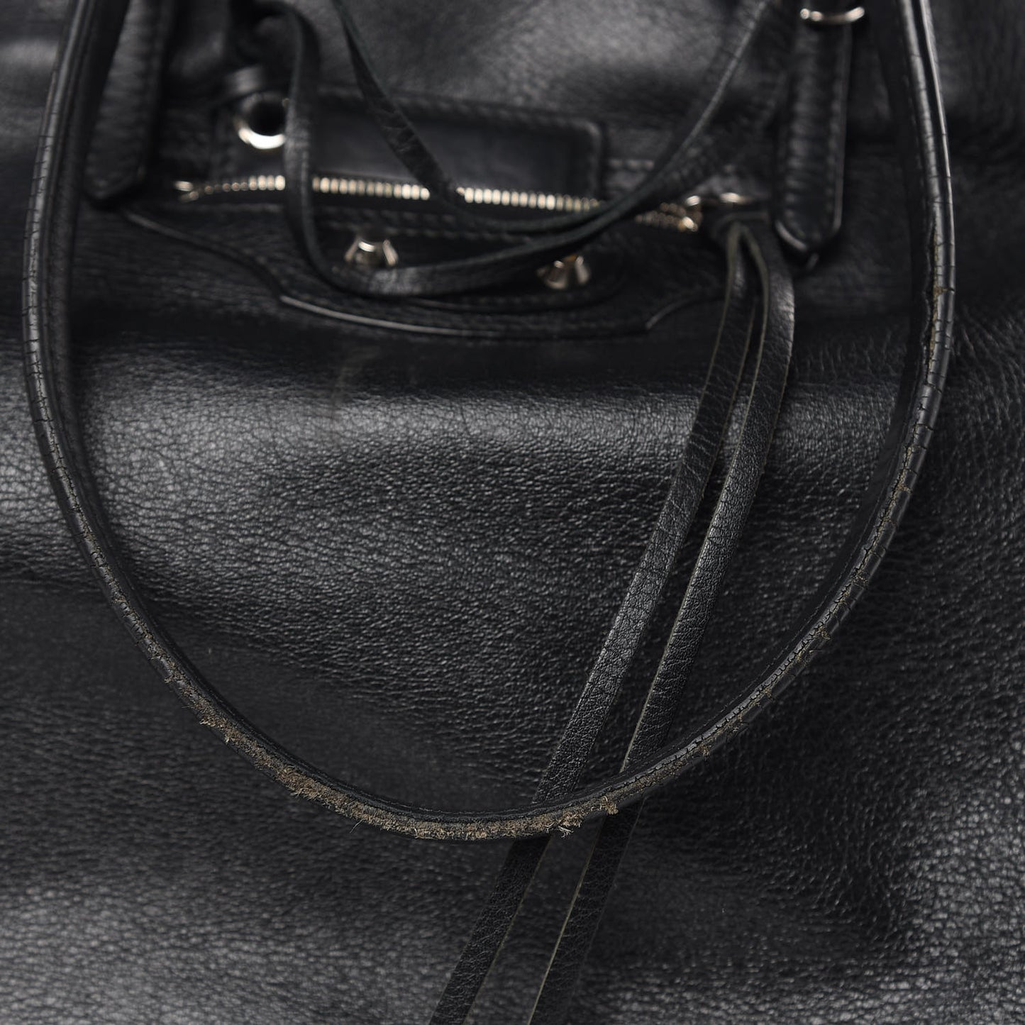 Supple Calfskin Papier A4 Zip Around Tote Black