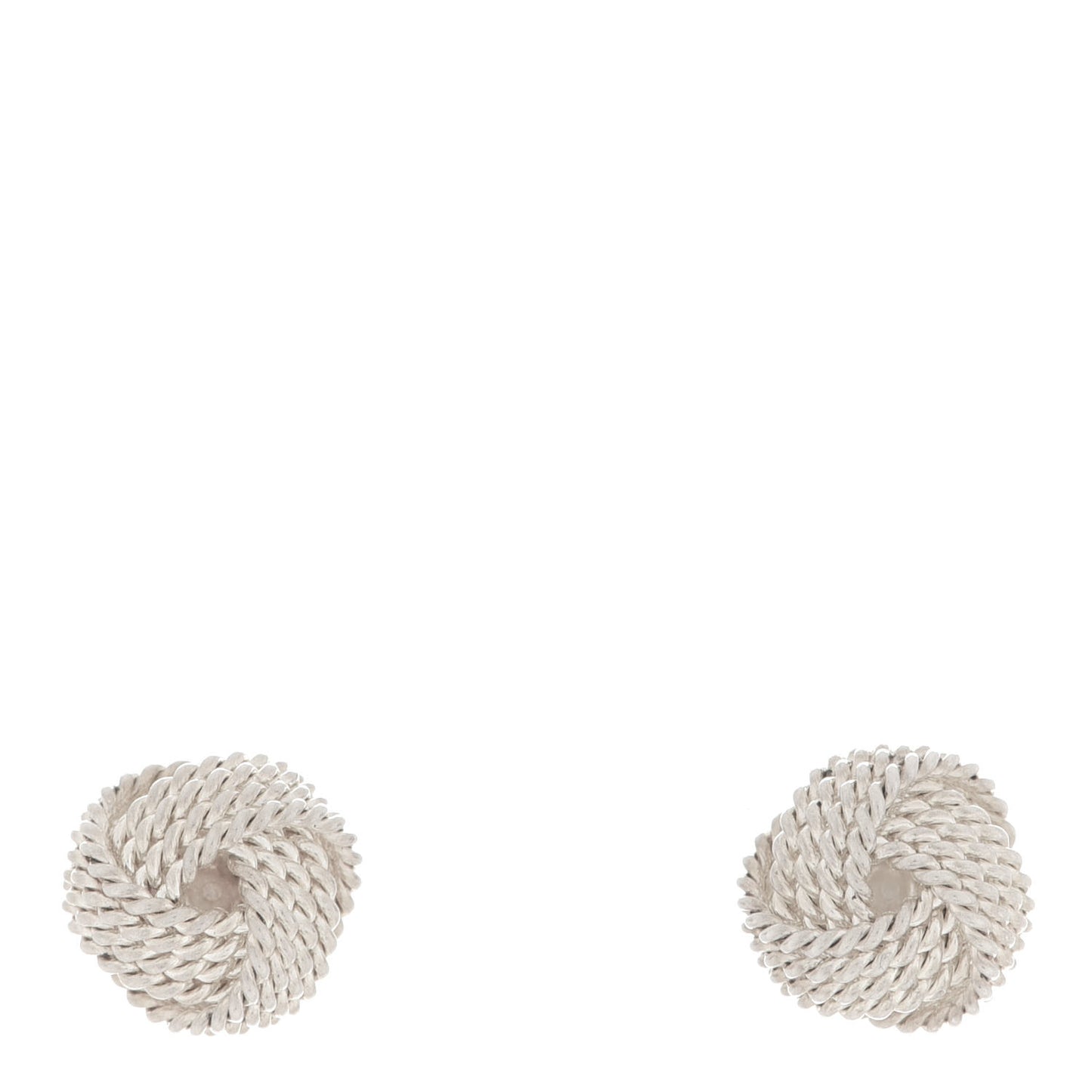 Sterling Silver Twist Knot Earrings