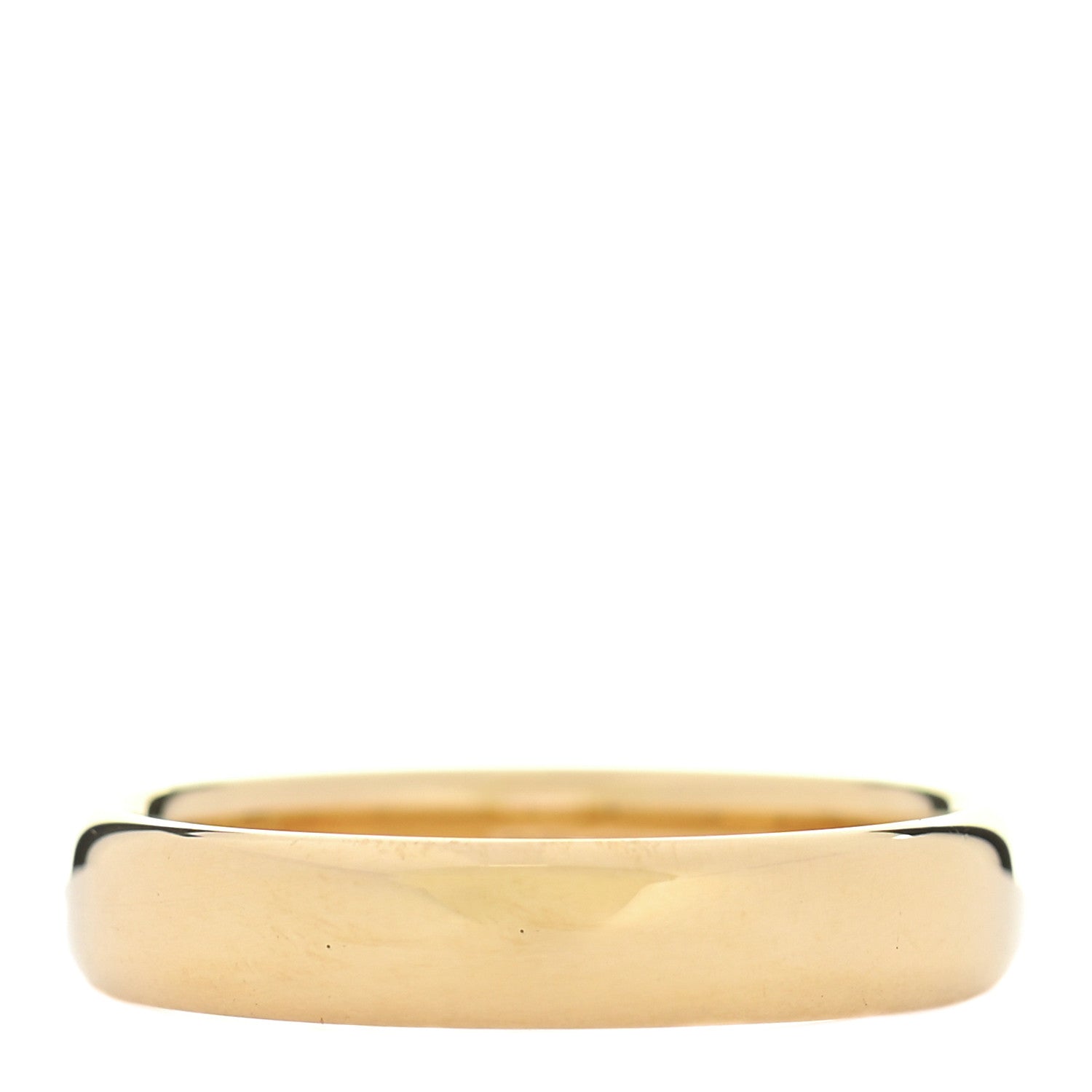 Tiffany 18K Yellow Gold 4.5mm Classic Wedding Band Ring 63 10.5 1 of 4