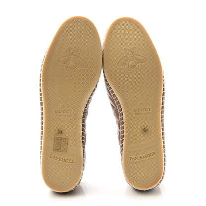 Gucci Nappa Matelasse GG Marmont Espadrilles 36 Porcelain Rose 5 of 9