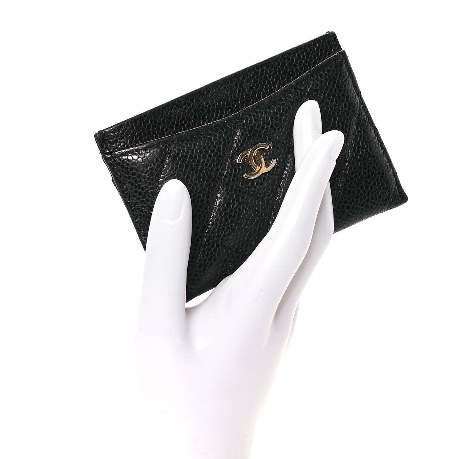 Chanel Caviar Quilted Card Holder Black 2 of 10