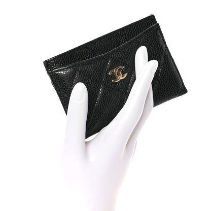 Chanel Caviar Quilted Card Holder Black 2 of 10